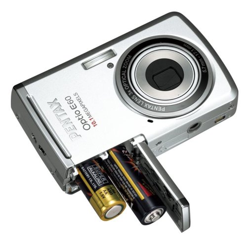 Cover image : PENTAX デジタルカメラ Optio (オプティオ) E60 シルバー 1010万画素 光学3倍ズーム OPTIOE60S