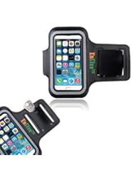 Wireless: EnGive Apple iPhone 5/5C/5S iPod Touch 5th Gen Black Protective Gym Jogging Sports Armband Case+Stylus+Cleaning Cloth - EnGive