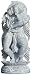 Human Sculpture Stone Carving Collectible Figurines 3.25 x 1.75 x 8 inches(sos001)