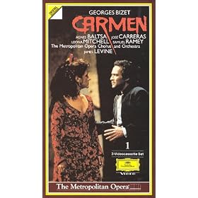 Bizet - Carmen / Levine, Baltsa, Carreras, Metropolitan Opera [VHS]