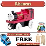 Rheneas from Thomas The Tank Engine Wooden Train Set - Free 2 Pieces of Track & Free Thomas the Tank Engine