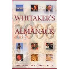 Whitaker's Almanack 2000: 132nd annual edition. Standard edition