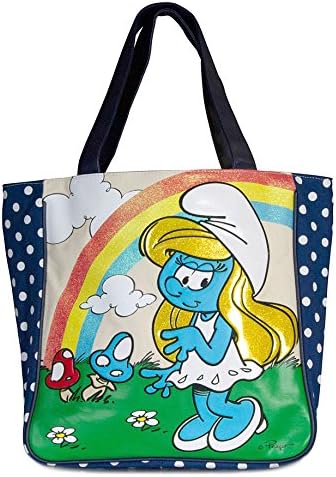 Smurfette Polka Dot Large Tote Bag