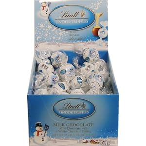 Lindt Lindor Milk & White Chocolate Holiday Snowman Truffles Lindt Lindor Milk & White Chocolate Holiday Snowman Truffles