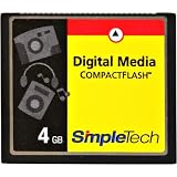 SimpleTech 4GB COMPACT FLASH CARD ( STI-CF/4GB )