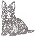 Dog Rubber Stamp - Scottish Terrier - 1E
