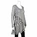Women's Greige Tunic Sweater - Soft Gray Lacey Knit Top