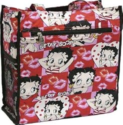 Betty Boop Hearts Tote Bag