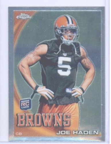 2010 Topps Chrome Football Rookie Card #C86 Joe Haden Cleveland Browns