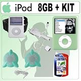 Apple 8GB iPod nano AAC/MP3 Player Green (3rd Generation) + Accessory Kit