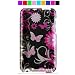 Zebra Snap On Case for Itouch 2nd and 3rd generation Ipod Touch 8G 16G 32GB 64GB (Black Pink Flower)
