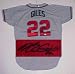 Marcus Giles, Atlanta Braves MLB Authentic Autographed Gray Jersey
