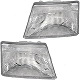 Driver and Passenger Headlights Headlamps Replacement for Ford Pickup Truck F87Z 13008 FB F87Z 13008 EB