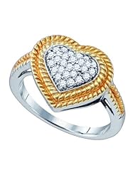 0.28CTW DIAMOND MICRO PAVE RING
