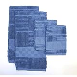 Ritz Gourmet Collection Egyptian Cotton 4-Piece Kitchen Towel and Dish Cloth Set, Federal... by Ritz