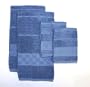 Ritz Gourmet Collection Egyptian Cotton 4-Piece Kitchen Towel and Dish Cloth Set, Federal Blue