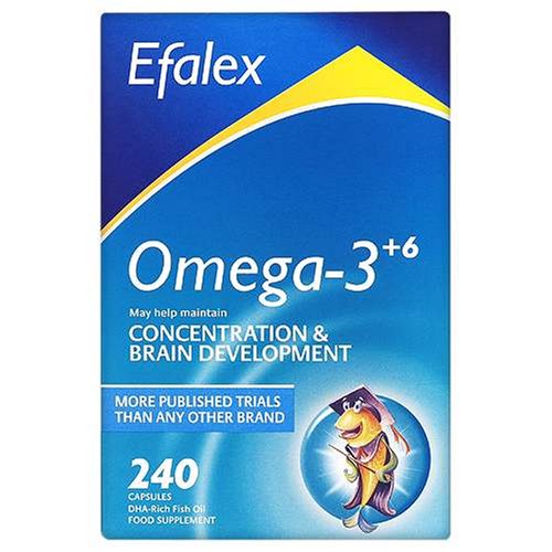 Efalex Omega 3 + 6 Food Supplement Capsules  240 Capsules