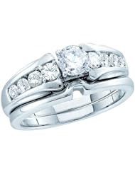 0.94CT DIAMOND BRIDAL SET