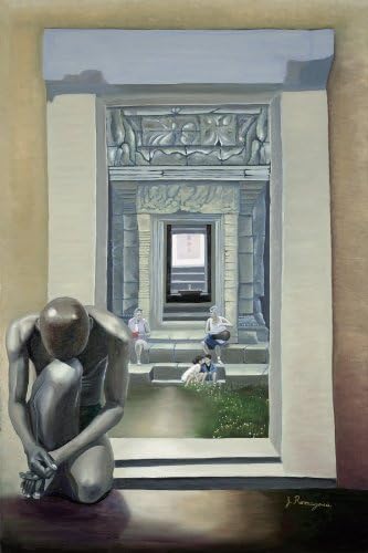 Art Poster Print 18" X 24" ' The Way ' - Reproduction of Original Oil Painting