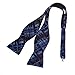 DBA7B16-18 Various Gift Patterned Microfiber Mens Self-tied Bowtie By Dan Smith