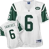 Reebok New York Jets Mark Sanchez Women's Premier White Jersey XX Large