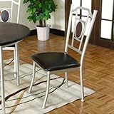 Southern Enterprises Ashbury Wood And Metal Upholstered Chair