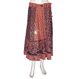Umbrella Cut Summer Skirt Cotton Clothing for Women Size 18