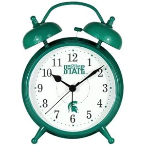 Click here to buy Michigan State Spartans Collegiate Alarm Clock.
