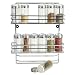 RSVP International 12-bottle Endurance Wall Mount Spice Rack.
