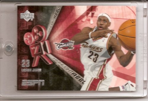 Cheap 2005 /06 Upper Deck ESPN LeBron James "Highlight Reel" Basketball Card - Mint Condition- Shipped In Protective Screwdown Case !
