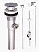 Danze D495002BN All Brass Pop-Up Drain Assembly with Life Rod, Brushed Nickel