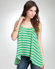 So Striped Swing Tie Tank