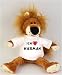 Bild: Pl�schtiere L�we mit Ich liebe Harman T-Shirt, Gr��e 27 cm