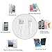 Sunnest 6Pack 3FT 8 Pin Lightning to USB Data Cable Sync and Charging Cord Wire for iPhone 6s plus, 6s, 6 plus, 6, 5s, 5c, 5, iPad Air, iPad Mini, iPod Touch(White)