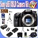 Sony A65 24.3 MP Translucent Mirror Digital SLR Body + 32GB SDHC Memory + 2 Extended Life Batteries + Ac/Dc Charger + SDHC Card Reader + Deluxe Case w/Strap + Full Size Tripod + Memory Card Wallet + Mini Tripod + Accessory Saver Bundle!