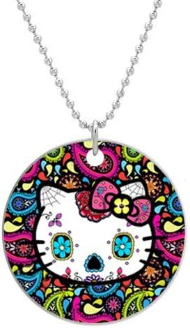 Paisley Hello Kitty - Custom Dog Tag Necklace