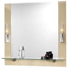 Fackelmann 82046 DOMINO Spiegelelement, H/B/T 90x90x18 cm