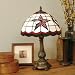HOUSTON ASTROS 20 Hand Cut Stained Glass TIFFANY TABLE LAMP with a Cast Metal Base