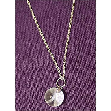 Crystal Tennis Ball Necklace