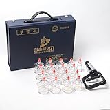 Hansol Cupping Therapy Equipment Set with pumping handle 17 Cups