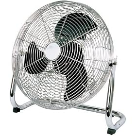 16" Chrome Floor Fan