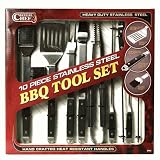 Review Backyard Chef  / Backyard Chef 10 Pc Stainless Steel BBQ Tool Set.