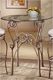 Review Home Decorators Collection  / Bordeaux Bistro Bar-ht Table 40.5