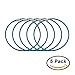 BlueCosto® (20-Pack-Multicolor) Ultra Tough Stainless Steel String Wire Luggage Tags Loops Key Rings 600034-F20