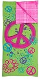 Three Cheers Graffiti Peace Sleeping Bag