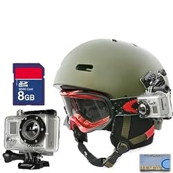 GoPro HD Helmet HERO High-Definition Waterproof Digital Camera + SD 8GB Memory Card