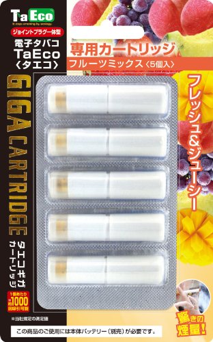 電子タバコ TaEco(タエコ)GIGA ギガカートリッジ フルーツミックス 5個入