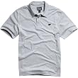 Fox Racing Mr. Clean '11 Men's Polo Casual Wear Shirt w/ Free B&F Heart Sticker Bundle - Heather Grey