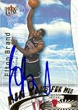 Elton Brand Autographed/Hand Signed Basketball Card (Chicago Bulls) 2000 Fleer Ultra #13