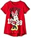 Disney Girls' Minnie Call Me Cute Hi Low with Rolled Sleeve